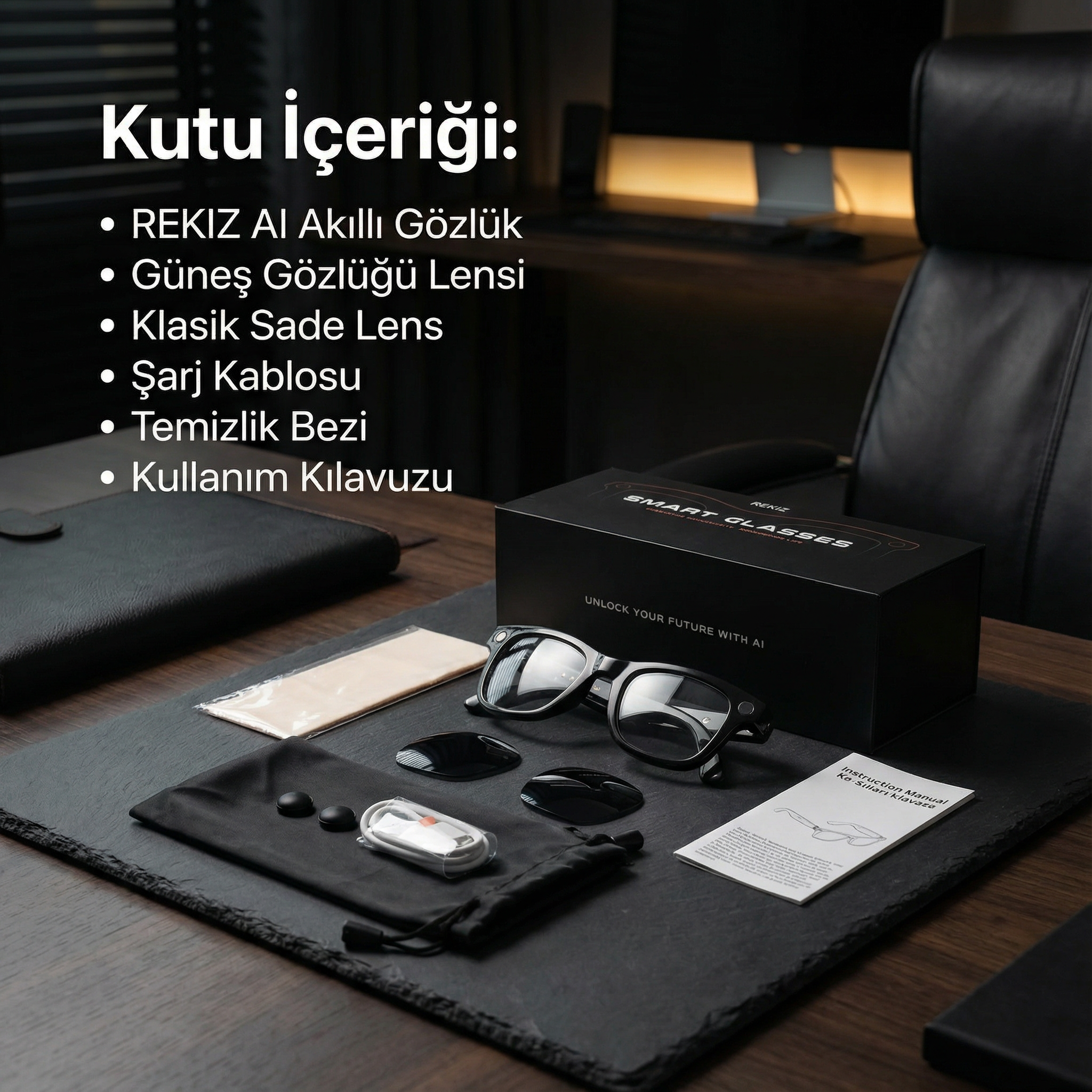 Rekiz AI Smart Glasses